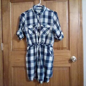 Plaid tunic